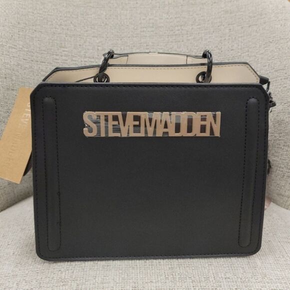 NEW Steve Madden Bevelyn Colorblock Handbag - Picture 6 of 8